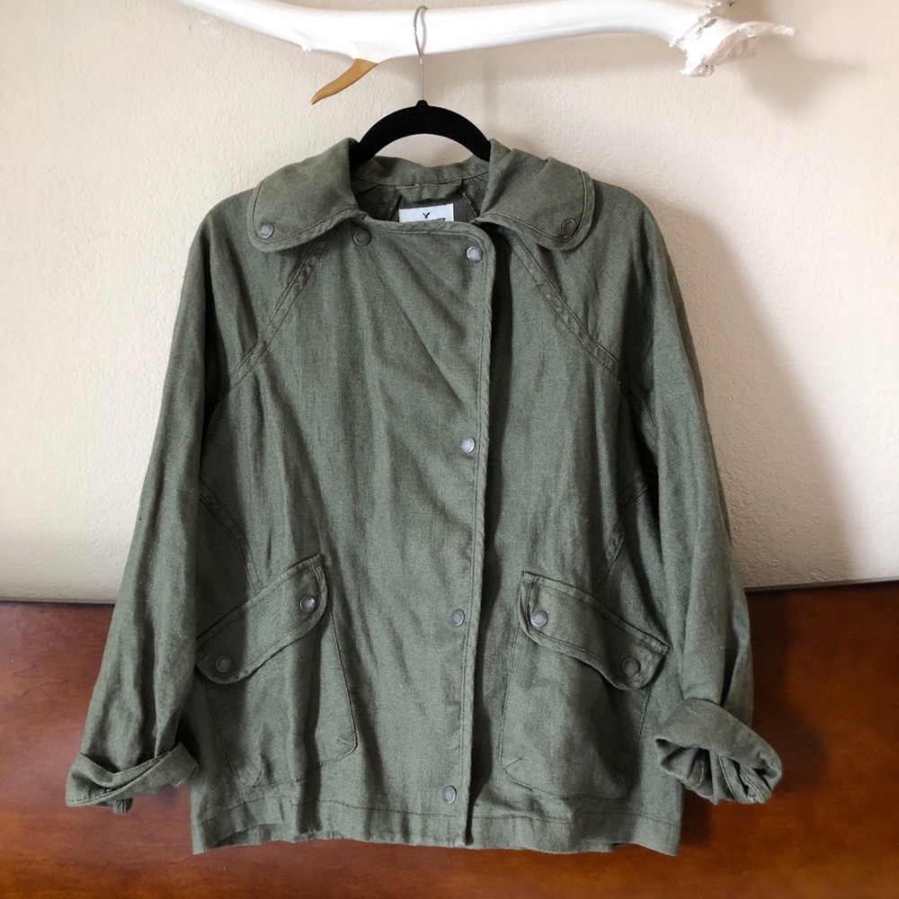 American Eagle Olive Green Jacket / size S